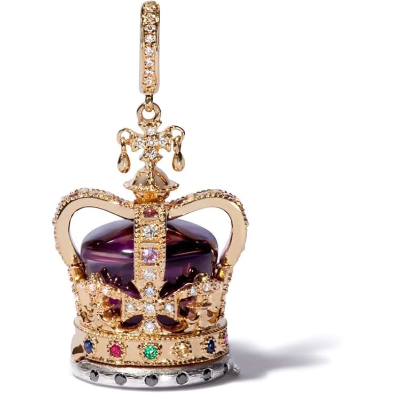 Annoushka 18ct Gold Diamond Coronation Crown Locket
