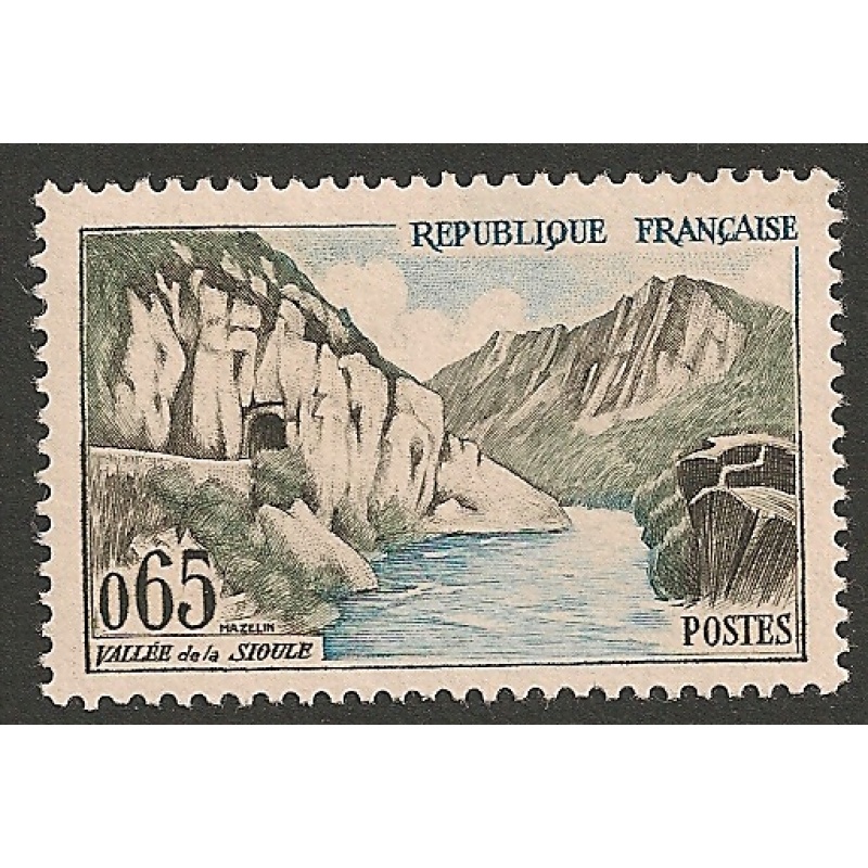 French Stamp Y&T n° 1239 NEUF ** (Year 1960 )