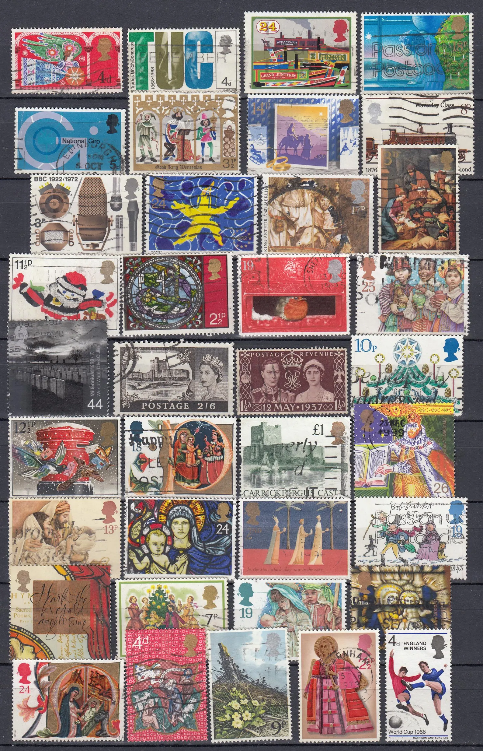 Great Britain Different Topical Used Stamps