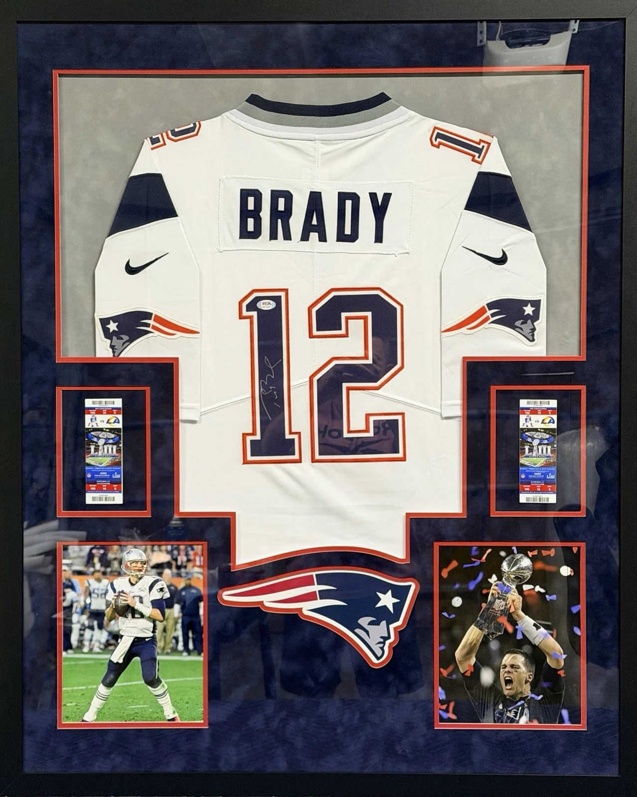 Tom Brady Signed NE Patriots Away Jersey